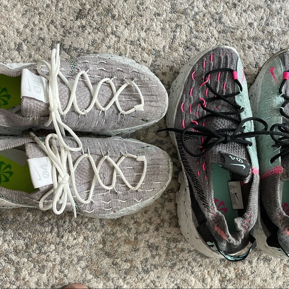 Two pair of Nike slip on Sneakers size 8.5 - Picture 3 of 6